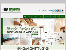 Tablet Screenshot of handiancorp.com